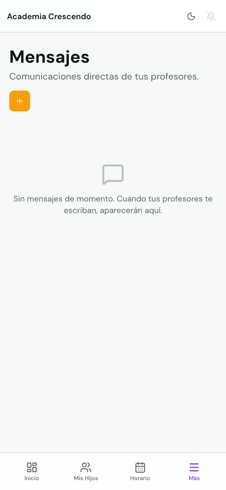 Mensajes con la academia